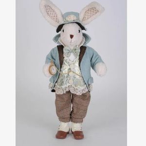 20" Karen Didion Gentleman Coastal Bunny Easter Figurine SP029